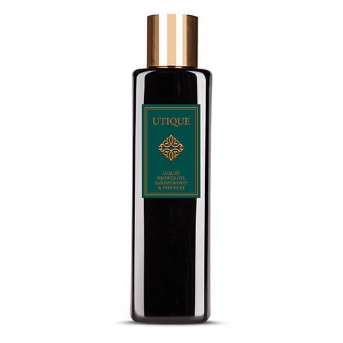 UtiQue Luxury Shower Gel: sandelhout & patchouli 200ml.