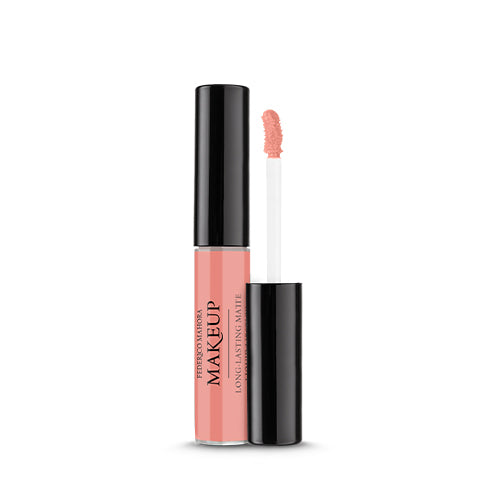 Long-Lasting Matte Liquid Lipstick - Peach.