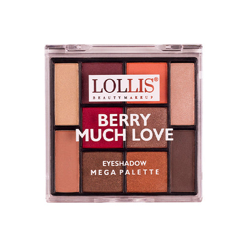 Lollis Berry Much Love Eyeshadow Mega Palette 10 Colors