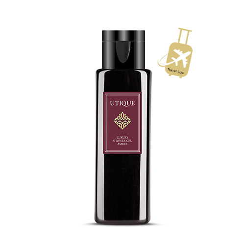 Utique Shower Gel:  Amber 50 ml Travel Size.