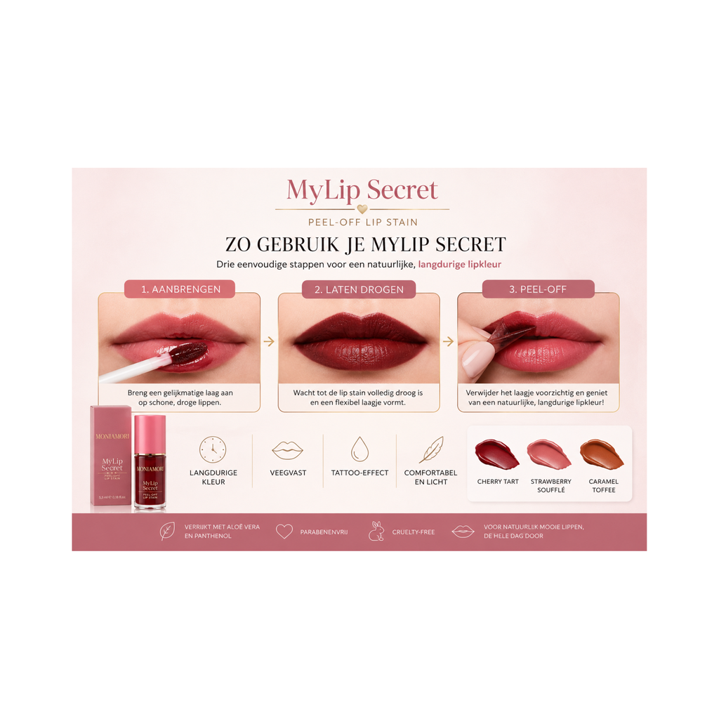 MyLip Secret Caramel Toffee MM070 | Peel-off Lip Stain 5,5 ml