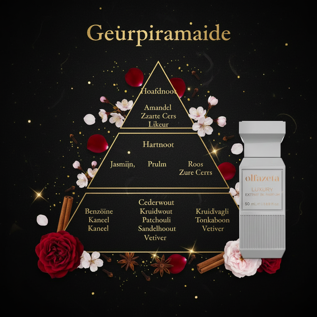 Geurpiramide Chogan Nr.111 - metallic goud op zwart