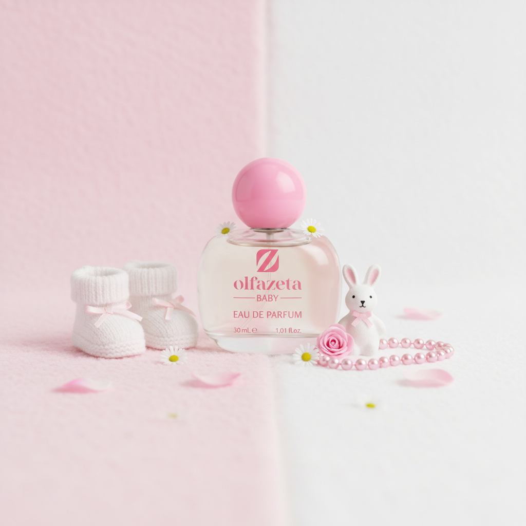 Chogan Olfazeta Baby Girl Eau de Parfum 30ml met baby-detail