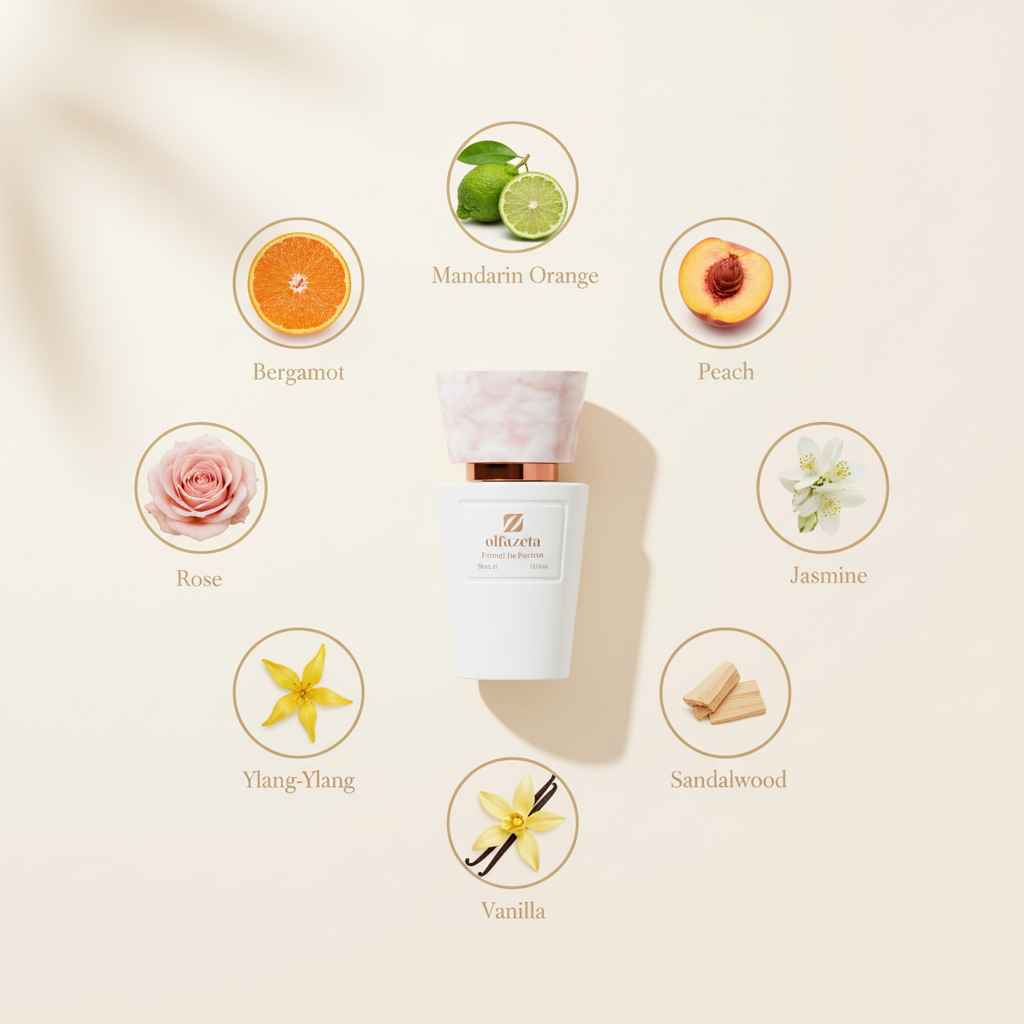 Olfazeta Extrait de Parfum – geurnoten ingrediënten overzicht