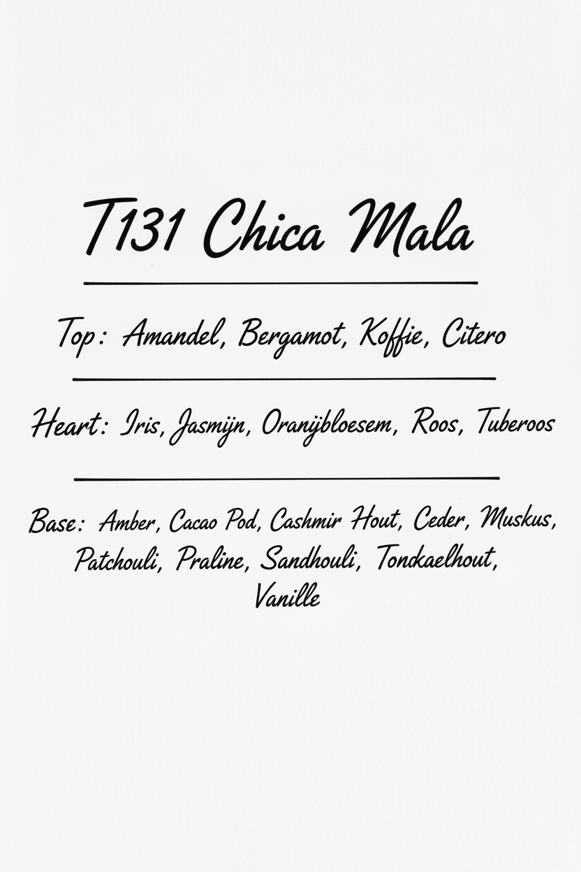 T131 Chica Mala geurnoten handschrift