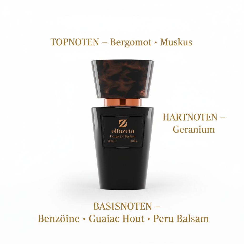 Paradigma Fles met Geurnoten in Tekst